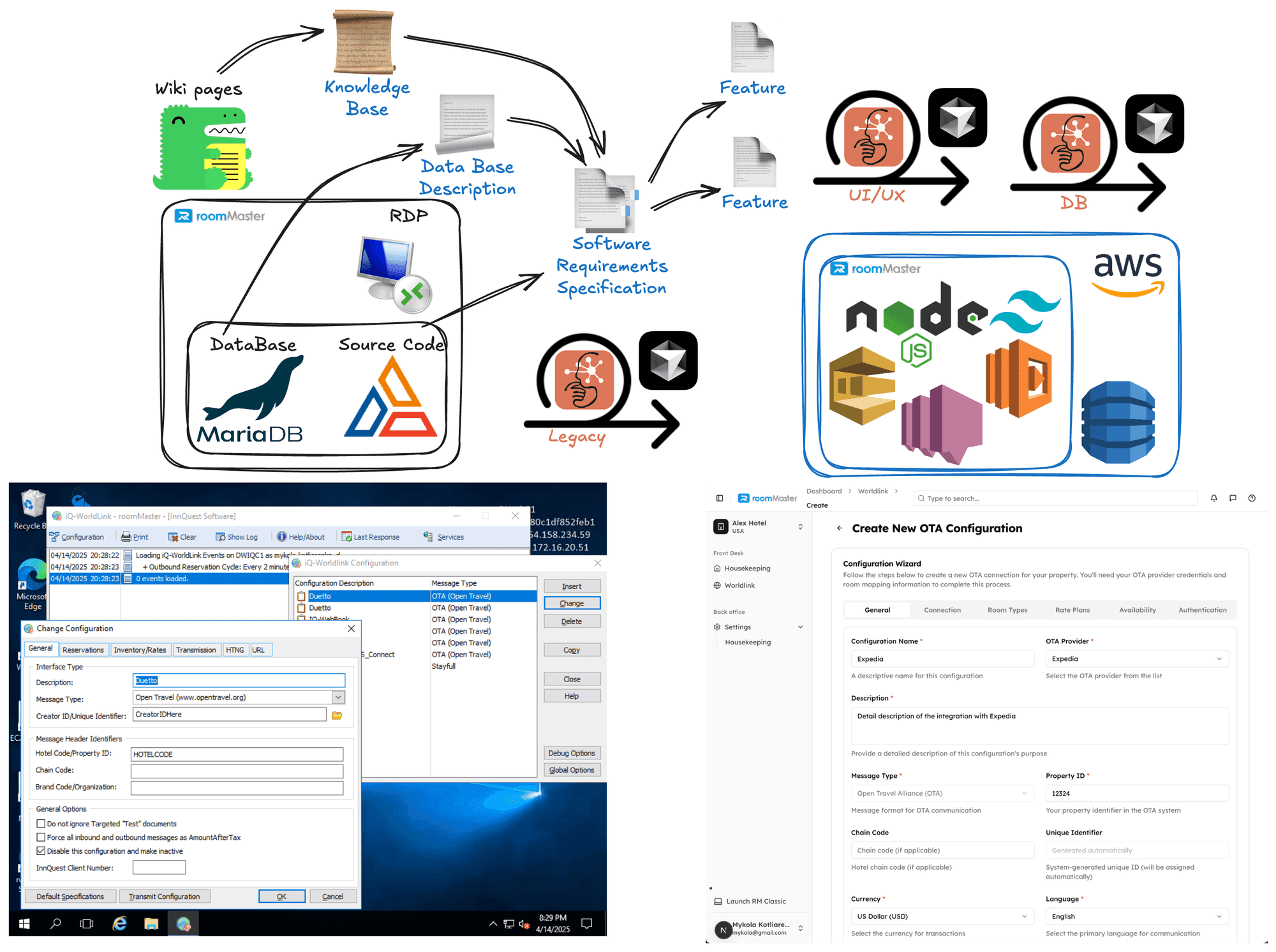 Legacy Clarion stack vs new cloud-native pipeline